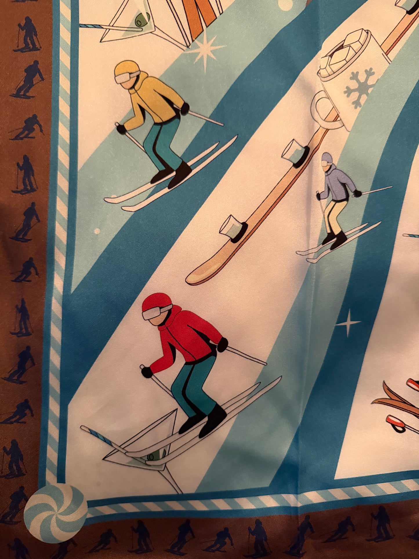 Aprés Ski 100% Silk Scarf