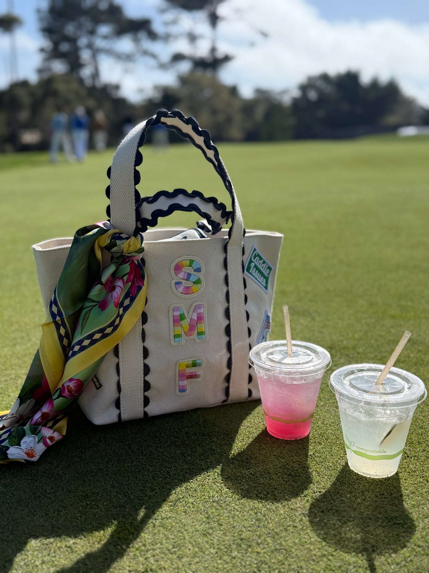 Back 9 100% Silk Scarf - Golf
